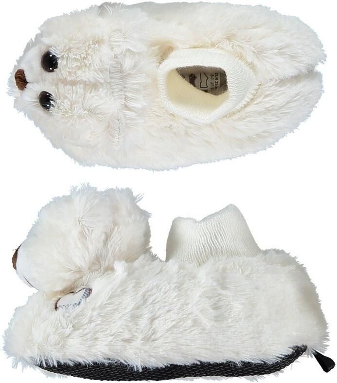 Apollo Kinder pantoffels sloffen witte beer