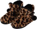 Apollo Pantoffels sloffen luipaard print dames taupe 41-42 - Taupe