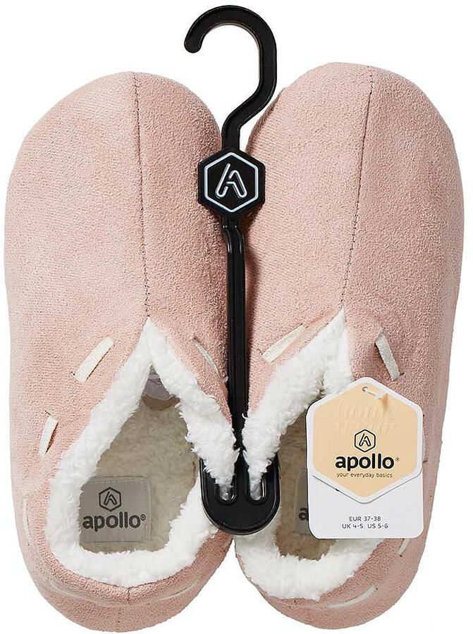 Apollo Spaanse sloffen pantoffels dames oudroze