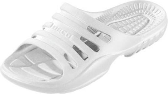 Beco Bad sauna slippers met voetbed wit volwassenen