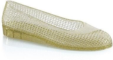 Fashy Ballerina waterschoenen goud glitters dames