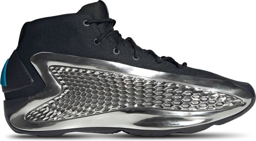 Adidas Originals Anthony Edwards 1 Basketbalschoen Basketball in zilver formaten: 45 1 3