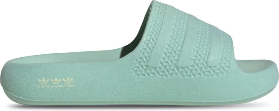 Adidas adilette Slippers en Sandalen Dames Groen 2 3 Mesh Synthetisch
