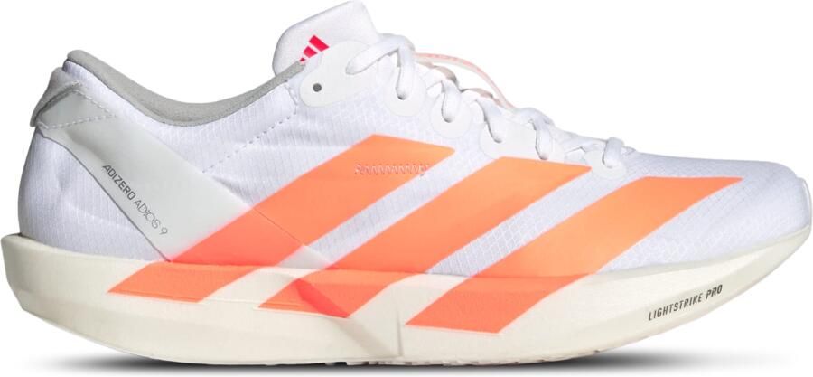 Adidas Adizero Adios 9 Sneakers Dames Wit 2 3 Mesh Synthetisch