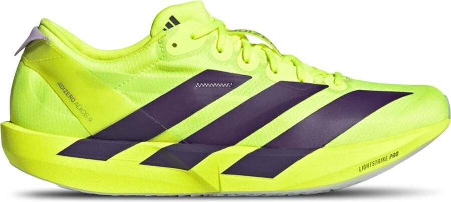 Adidas Adizero Adios 9 Sneakers Heren Geel 1 3 Mesh Synthetisch - Foto 3