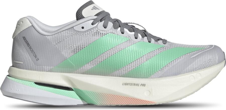 Adidas Adizero Boston 13 Sneakers Dames Grijs 1 3 Mesh Synthetisch