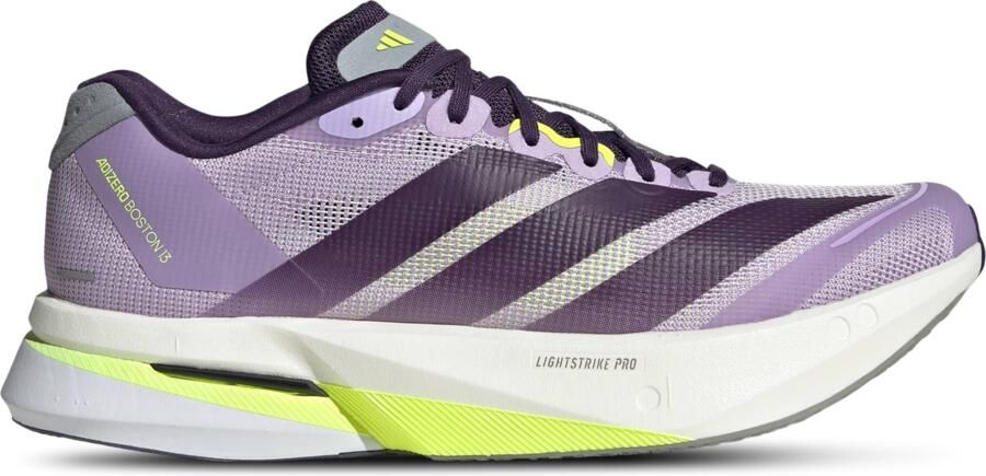 Adidas Adizero Boston 13 Sneakers Dames Paars 2 3 Mesh Synthetisch