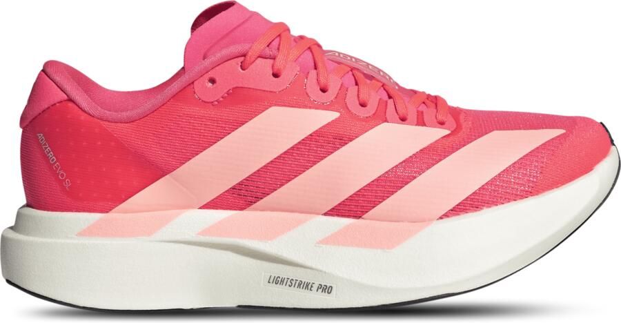Adidas Adizero EVO SL Kindersneakers Roze 2 3 Mesh Synthetisch