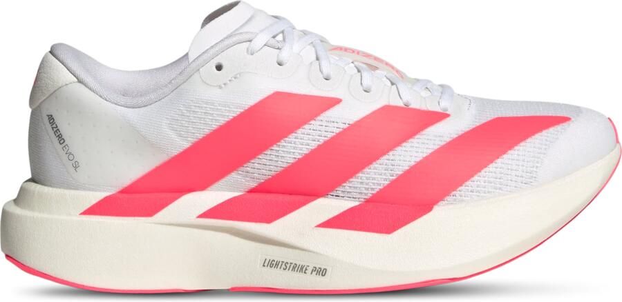 Adidas Adizero EVO SL Kindersneakers Wit 2 3 Mesh Synthetisch