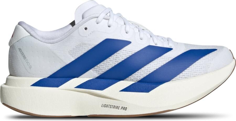 Adidas Adizero EVO SL Kindersneakers Wit 1 3 Mesh Synthetisch