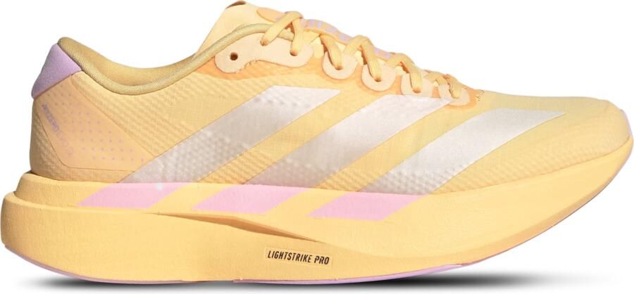 Adidas Adizero EVO SL Sneakers Dames Geel 1 3 Mesh Synthetisch - Foto 2