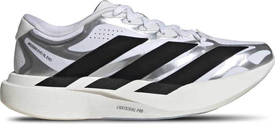 Adidas Adizero EVO SL Sneakers Dames Wit 2 3 Mesh Synthetisch - Foto 2