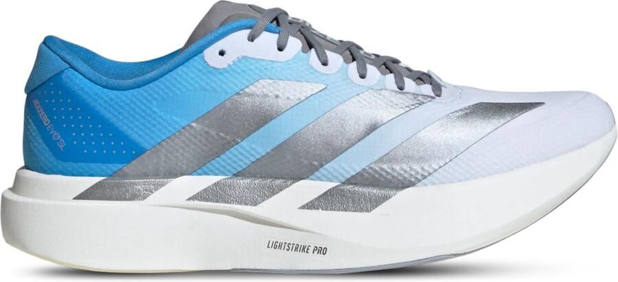 Adidas Adizero EVO SL Sneakers Heren Wit 1 3 Mesh Synthetisch - Foto 3
