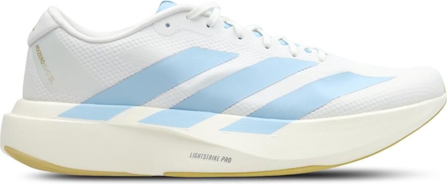 Adidas Adizero EVO SL Sneakers Heren Wit 2 3 Mesh Synthetisch