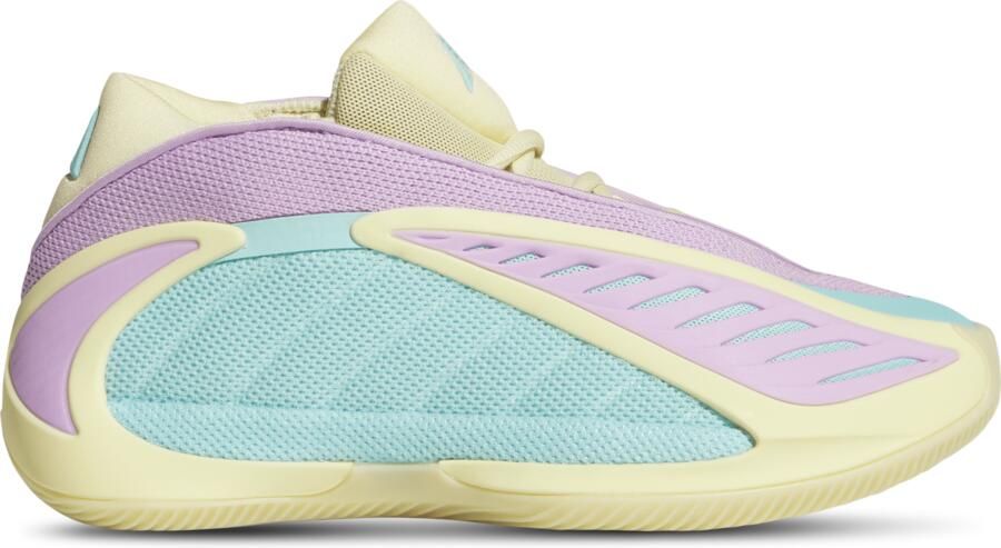 Adidas Anthony Edwards Kindersneakers Geel 2 3 Mesh Synthetisch