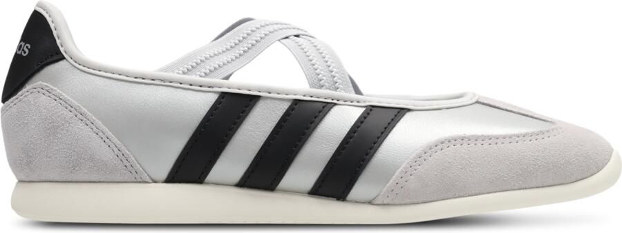 Adidas Barreda Mary Jane Sneakers Dames Zilver 2 3 Suède - Foto 3