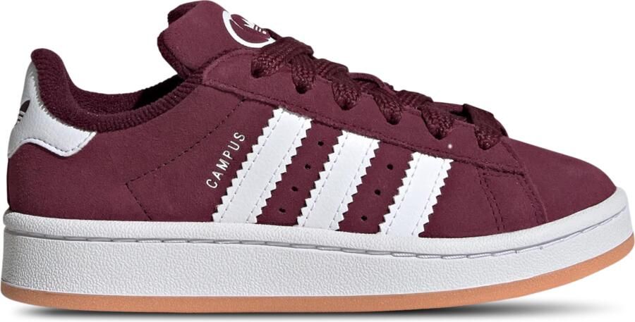 Adidas Campus Peuterschoenen Rood Leer