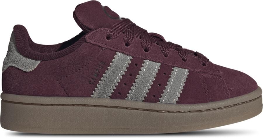 Adidas Campus Peuterschoenen Rood Leer