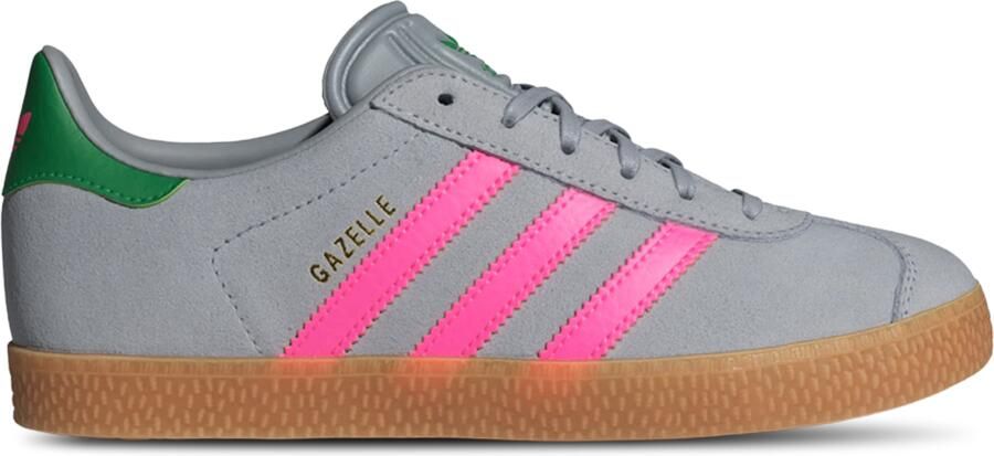 Adidas Gazelle Kindersneakers Grijs Leer