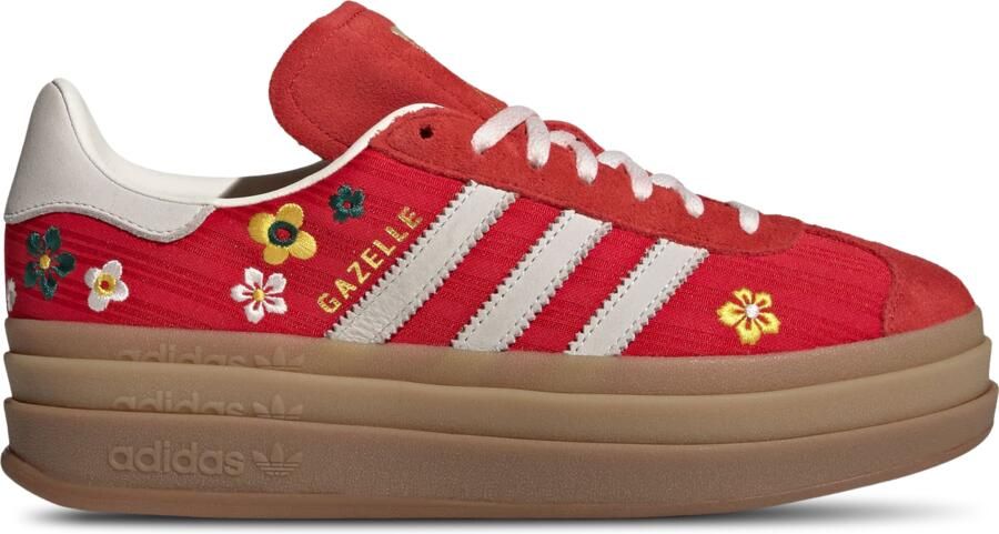 Adidas Gazelle Sneakers Dames Rood 2 3 Leer