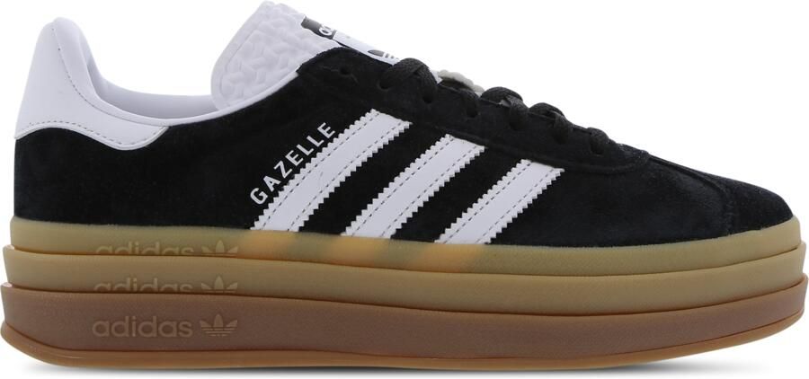 Adidas Originals Gazelle Bold Core Black Cloud White Cloud White- Core Black Cloud White Cloud White - Foto 7