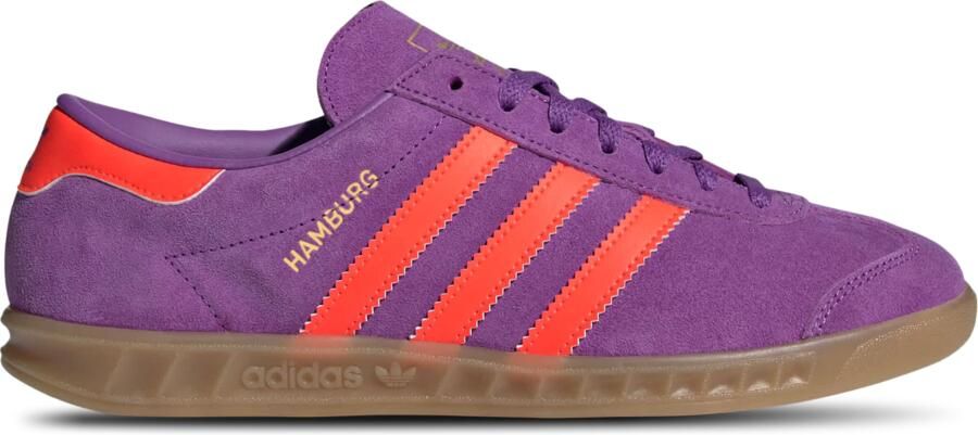 Adidas Hamburg Schoenen Paars Maat: 38 2 3 Leer Foot Locker - Foto 3