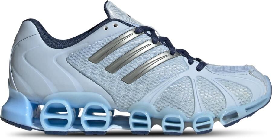 Adidas Mega Ghostride Sneakers Dames Blauw 2 3 Mesh Synthetisch