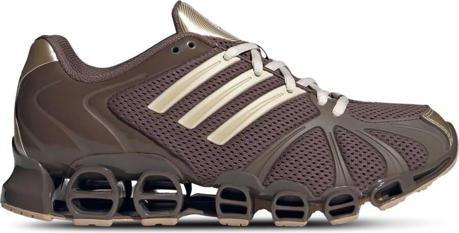 Adidas Mega Ghostride Sneakers Dames Bruin 2 3 Mesh Synthetisch