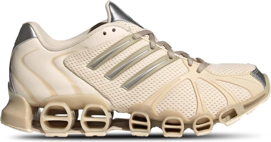 Adidas Mega Ghostride Sneakers Dames Wit 2 3 Mesh Synthetisch