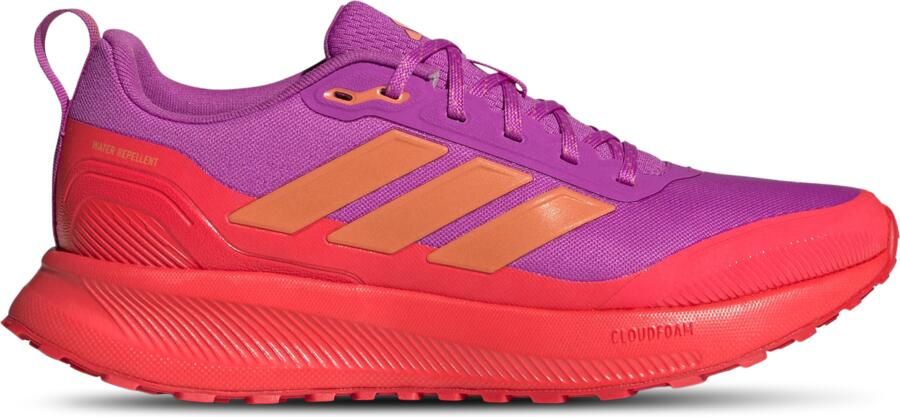 Adidas Runfalcon Sneakers Dames Paars 2 3 Mesh Synthetisch