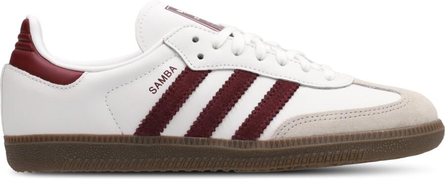 ADIDAS ORIGINALS Sneakers 'Samba' sand wijnrood wit