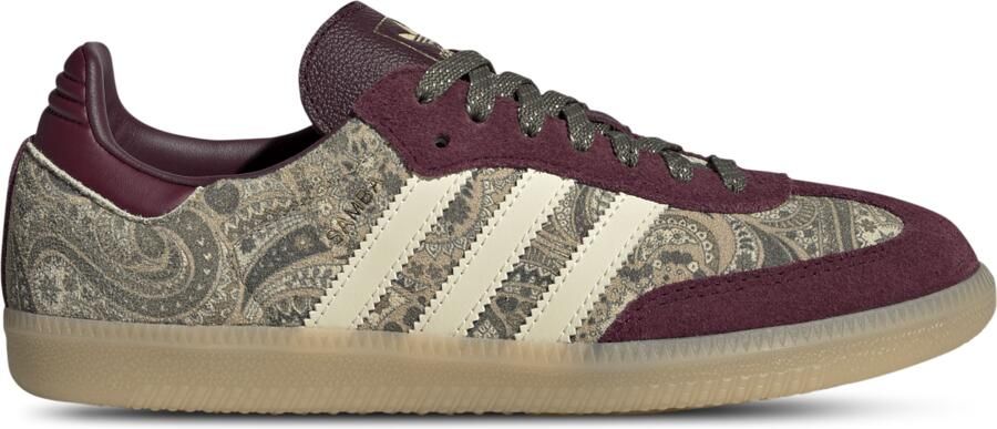 ADIDAS ORIGINALS Sneakers laag 'Samba OG X Liberty London' ecru kaki olijfgroen bourgogne