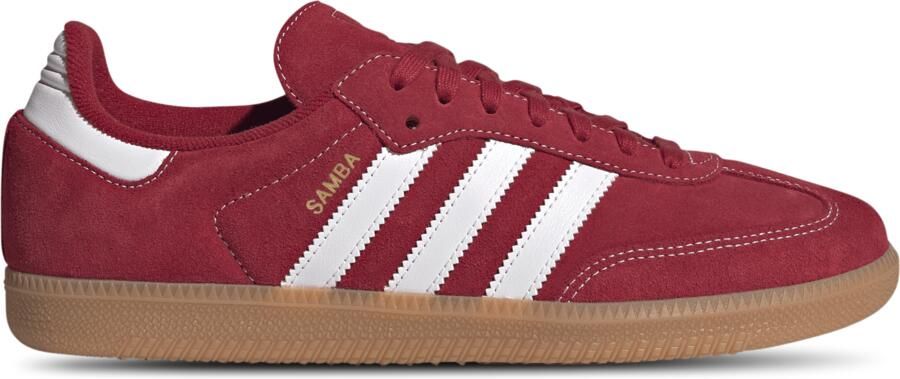 ADIDAS ORIGINALS Sneakers laag 'Samba' donkerrood wit