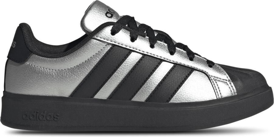 Adidas Streettalk Kindersneakers Zilver 2 3 Mesh Synthetisch