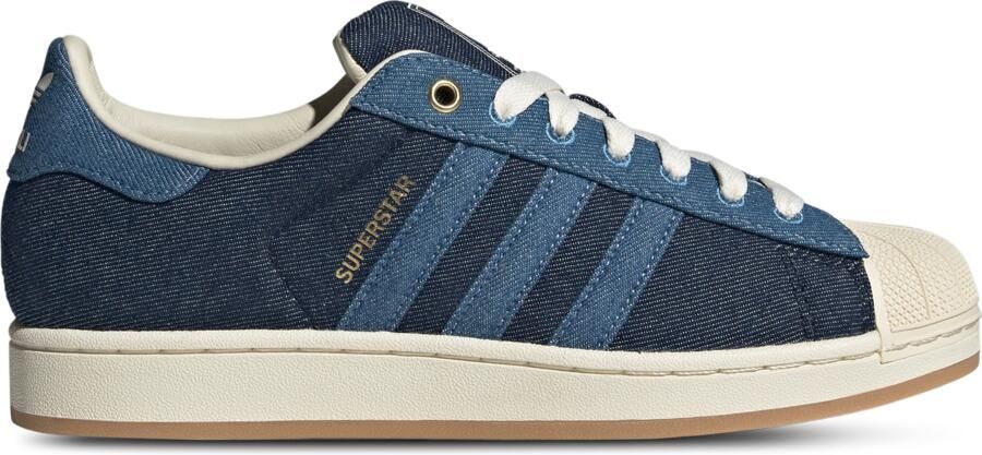 Adidas Superstar Sneakers Blauw Mesh Synthetisch