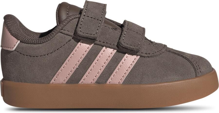 Adidas VL Court Babyschoenen Bruin Leer