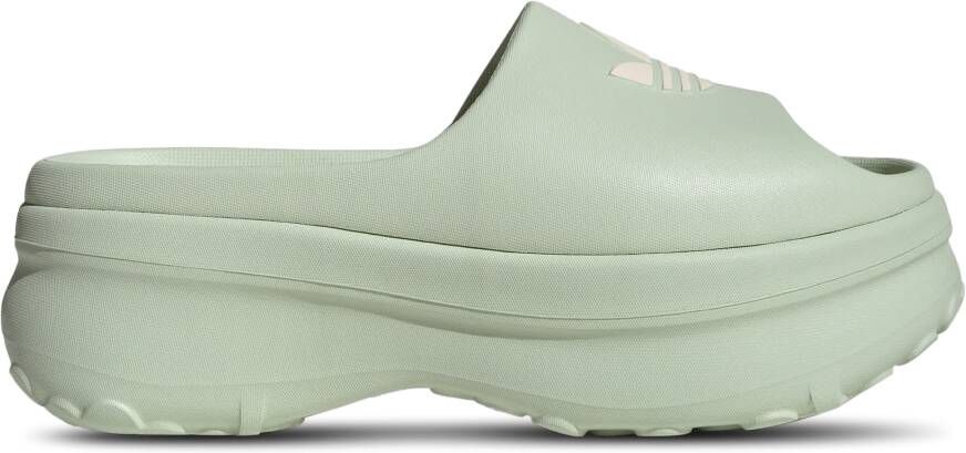 Adidas Adifom Dames Slippers en Sandalen Groen Maat: 36 2 3 Mesh Synthetisch Foot Locker