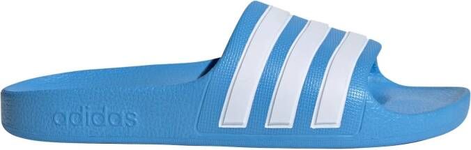 Adidas adilette Unisex Slippers en Sandalen Blauw Maat: 33 Mesh Synthetisch Foot Locker