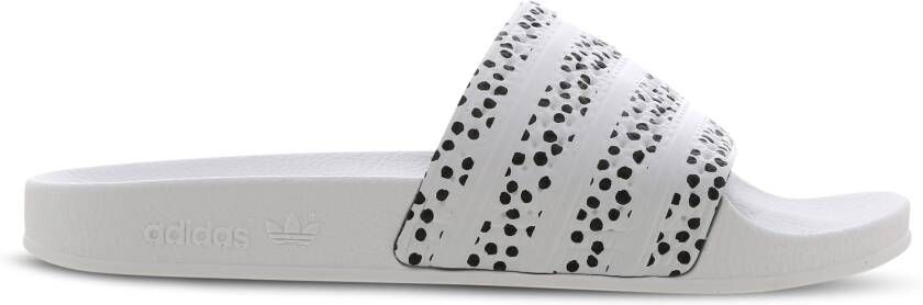 Adidas Adilette Dames Slippers en Sandalen White Synthetisch Maat ... Adidas Adilette Dames Slippers en Sandalen White Synthetisch Maat ...