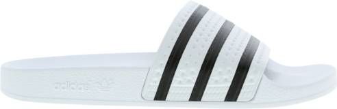 Adidas Adilette Heren Slippers en Sandalen White Synthetisch 1 3 Foot Locker