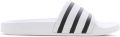 Adidas Slippers met rubberen zool en iconische contrasterende voering Wit - Wit