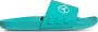 Adidas adilette Slippers en Sandalen Teal Maat: 36 2 3 Rubber Foot Locker - Thumbnail 1