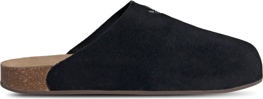 Adidas Adimule Slippers en Sandalen Zwart Maat: 47 1 3 Leer Foot Locker