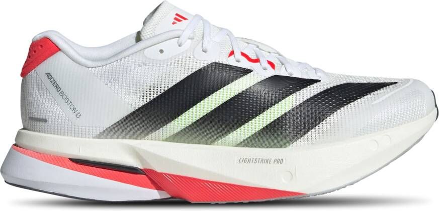 Adidas Adizero Boston 13 Dames Schoenen Wit Maat: 37 1 3 Mesh Synthetisch Foot Locker