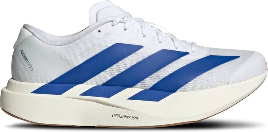 Adidas Adizero EVO SL Heren Schoenen Wit Maat: 41 1 3 Mesh Synthetisch Foot Locker