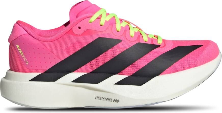 Adidas Adizero EVO SL Unisex Schoenen Roze Maat: 38 2 3 Mesh Synthetisch Foot Locker