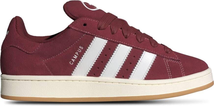 Adidas Campus Heren Schoenen Rood Maat: 42 2 3 Leer Foot Locker