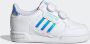Adidas Originals Continental 80 Stripes Schoenen Cloud White Cloud White Pulse Aqua Kind - Thumbnail 5