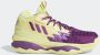 Adidas Performance Dame 8 C De schoenen van het basketbal Gemengd kind Geel - Thumbnail 3