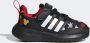 Adidas Sportswear x Disney FortaRun 2.0 Mickey Cloudfoam Sport Running Schoenen met Elastische Veters en Klittenband Kinderen Zwart - Thumbnail 3